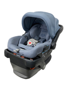 used UPPAbaby MESA V2 Infant Car Seat, 2023, Gregory (Blue Melange Merino Wool)