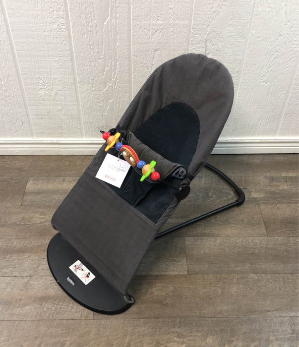 used BabyBjorn Bouncer Bliss, Cotton, Light Grey