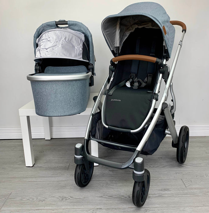 used UPPAbaby VISTA Stroller, 2019, Gregory (Blue Melange)