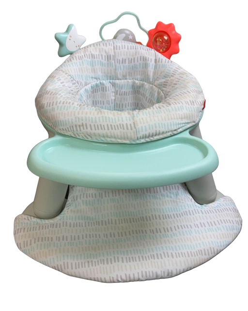 used Skip Hop 2-in-1 Sit-up Activity Baby Chair, Silver Cloud Lining