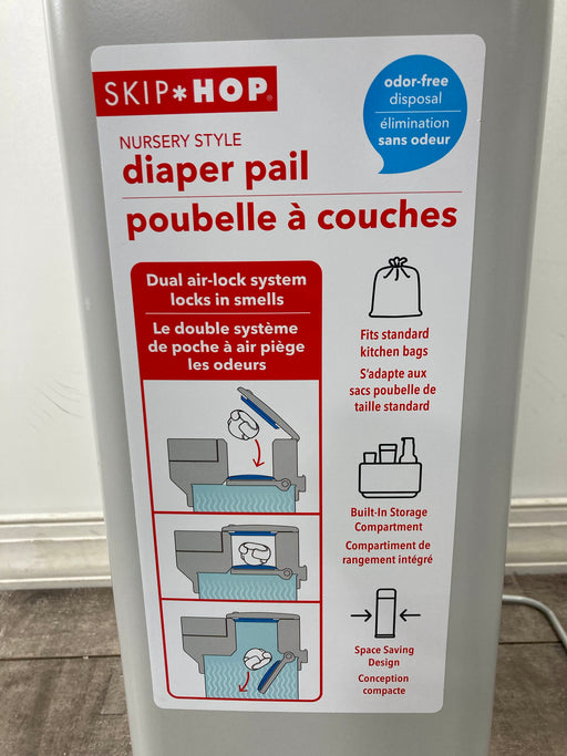 secondhand Skip Hop Nursery Style Diaper Pail