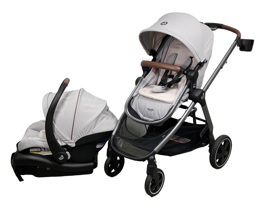 used Maxi-Cosi Zelia2 Luxe Travel System, 2023, network sand