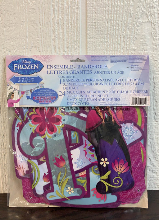 secondhand Disney Frozen Jumbo Letter Banner Kit