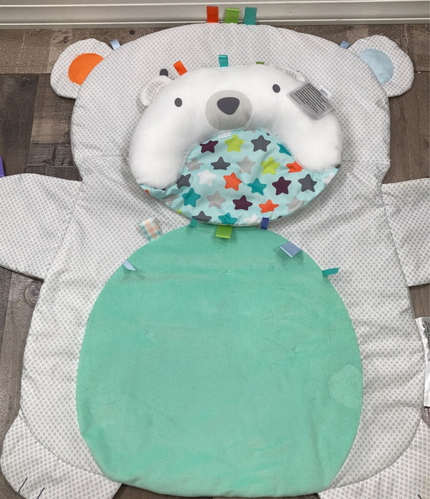 secondhand Bright Starts Tummy Time Prop & Play Mat, Bear