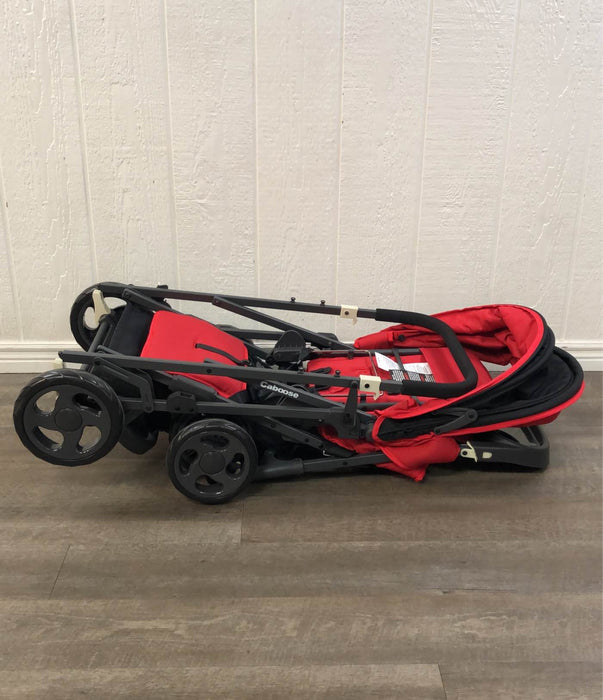 used Joovy Caboose Stand-On Tandem Stroller, Red 2021