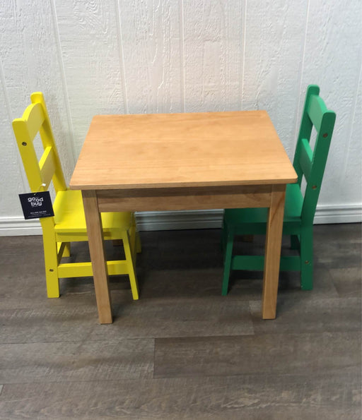 secondhand Melissa & Doug Wooden Table & Chairs