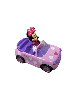 Jada Toys Disney Junior Rc Minnie Bowtique Roadster Remote Control Vehicle  7 Pink With White Polka Dots : Target