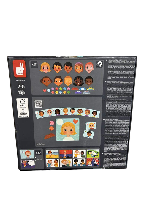 secondhand Janod Emotions Magnetic Game