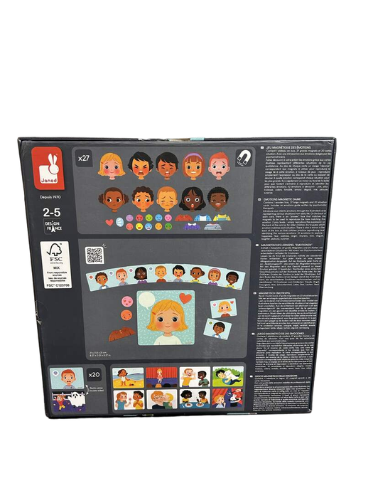 secondhand Janod Emotions Magnetic Game