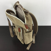 secondhand Bebamour Travel Backpack Diaper Bag Tote Handbag, Khaki