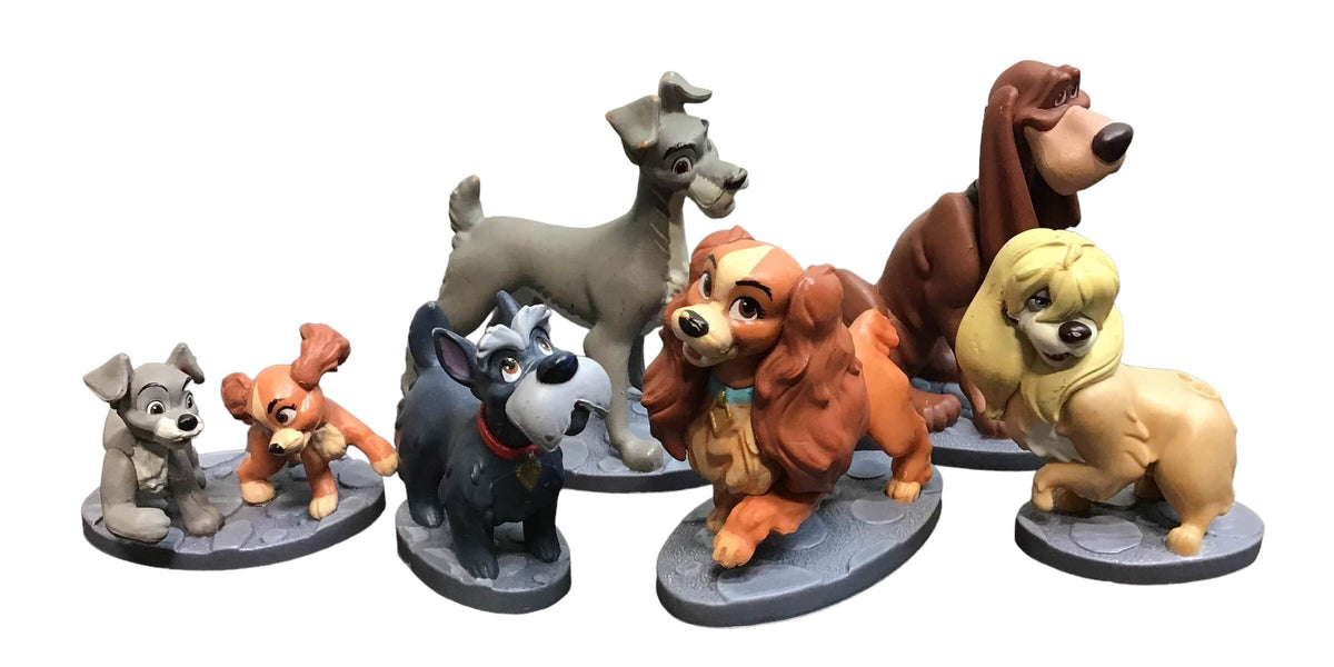 BUNDLE Disney Toys, Lady & The Tramp