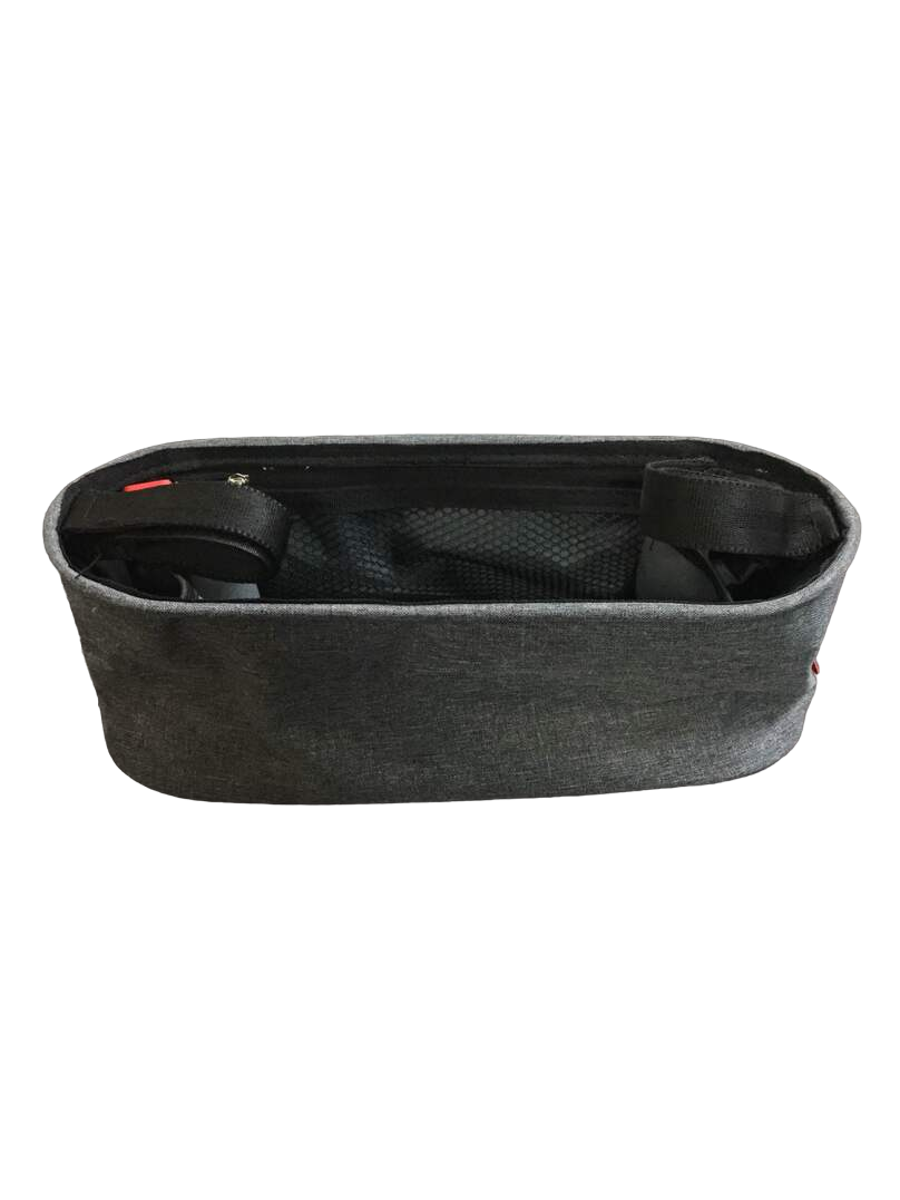Diono Buggy Buddy XL Organizer Universale Per Passeggino – 4 Portabicchieri, 2 Tasche Con Cerniera, Tracolla – Colore Grigio - 4