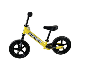Yellow strider balance bike sales
