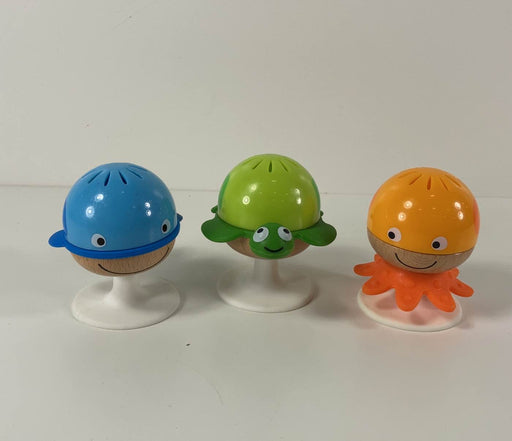 used Hape Put-Stay Rattle Set