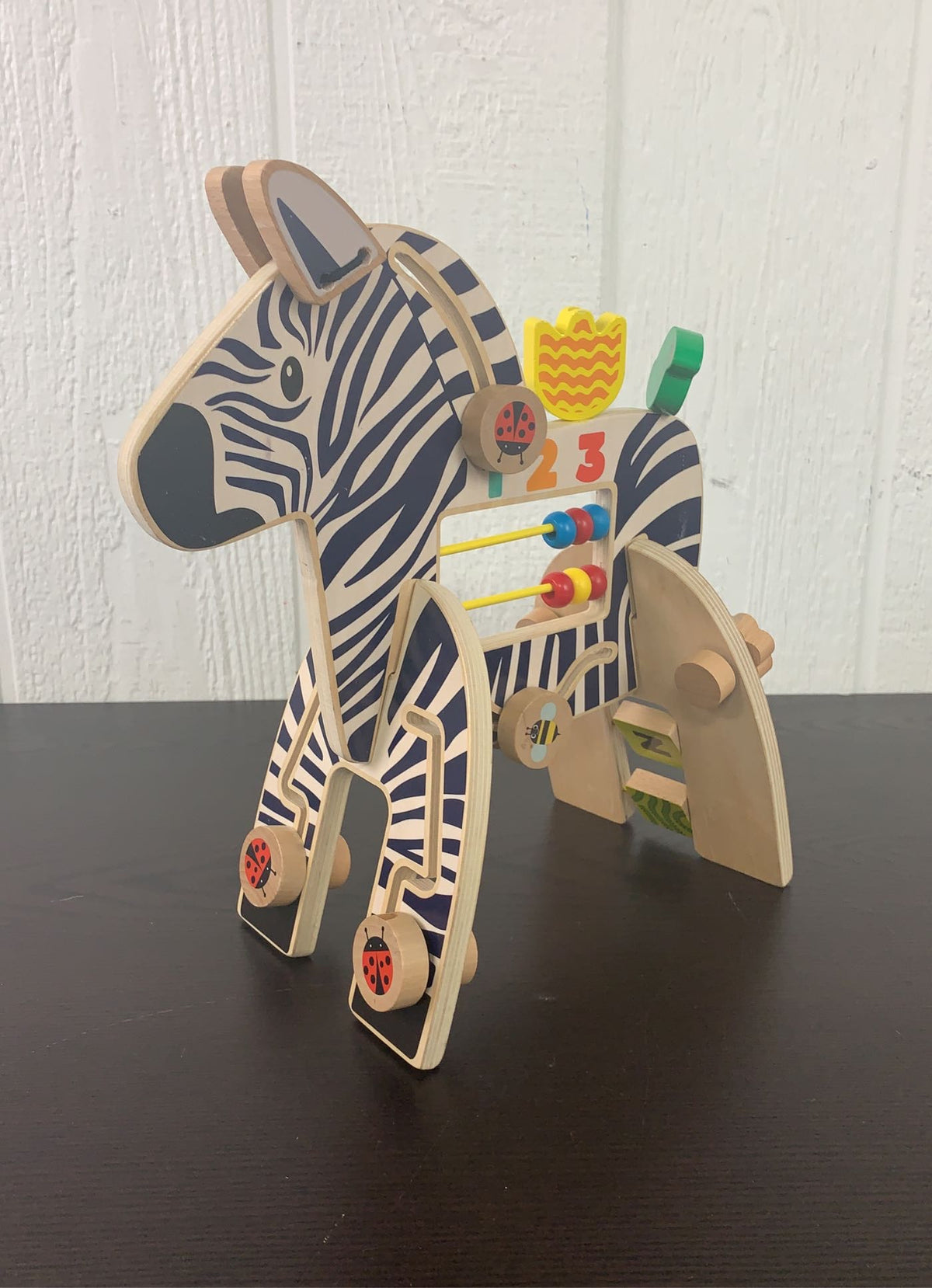Manhattan Toy Safari Zebra Wooden Toddler Activity Toy — GoodBuy
