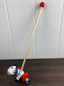 used Orange Tree Push Along Toy, Zebra