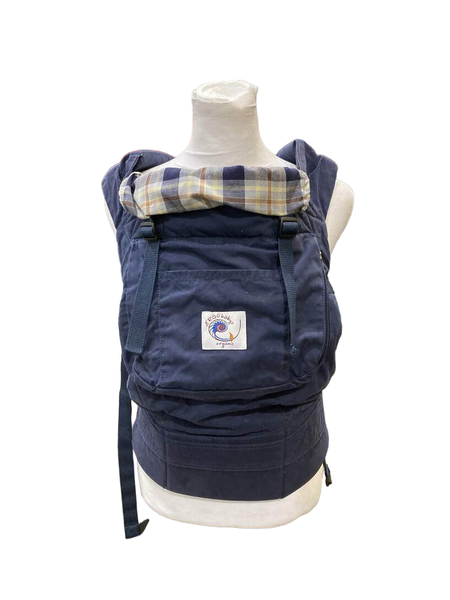 Ergobaby Original Organic Baby Carrier, Navy Plaid