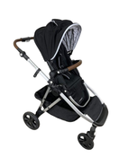 used Mockingbird Single to Double Stroller, 2022, Silver with Penny Leather, Windowpane, Black