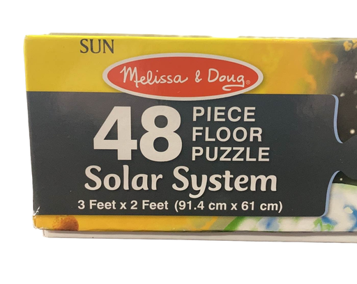 secondhand Melissa & Doug Floor Puzzle, solar system