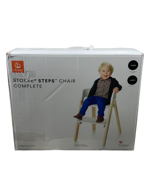 used Stokke Complete Steps High Chair, Natural