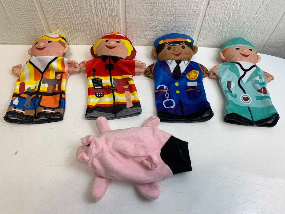 used Melissa & Doug Hand Puppet Set