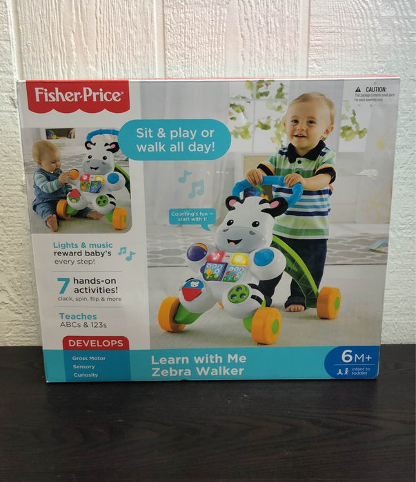 secondhand Fisher Price Learn With Me Zebra Walker