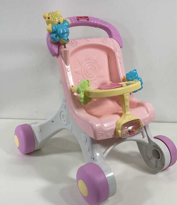 secondhand Fisher Price Brilliant Basics Stroll Along Walker