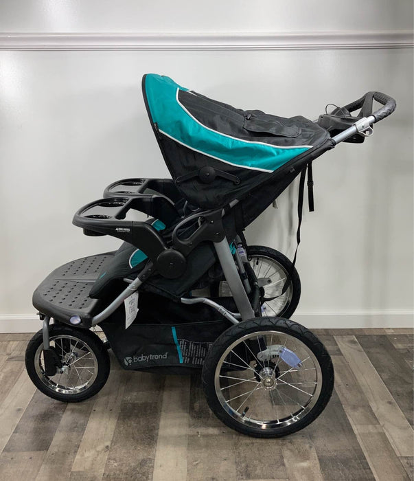 secondhand Baby Trend Navigator Lite Double Jogger Stroller, 2021