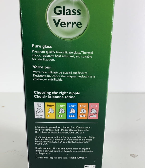 Shop Philips Avent Natural Glass Bottle, 8 Ounce, 1 Pack at GoodBuy Gear
