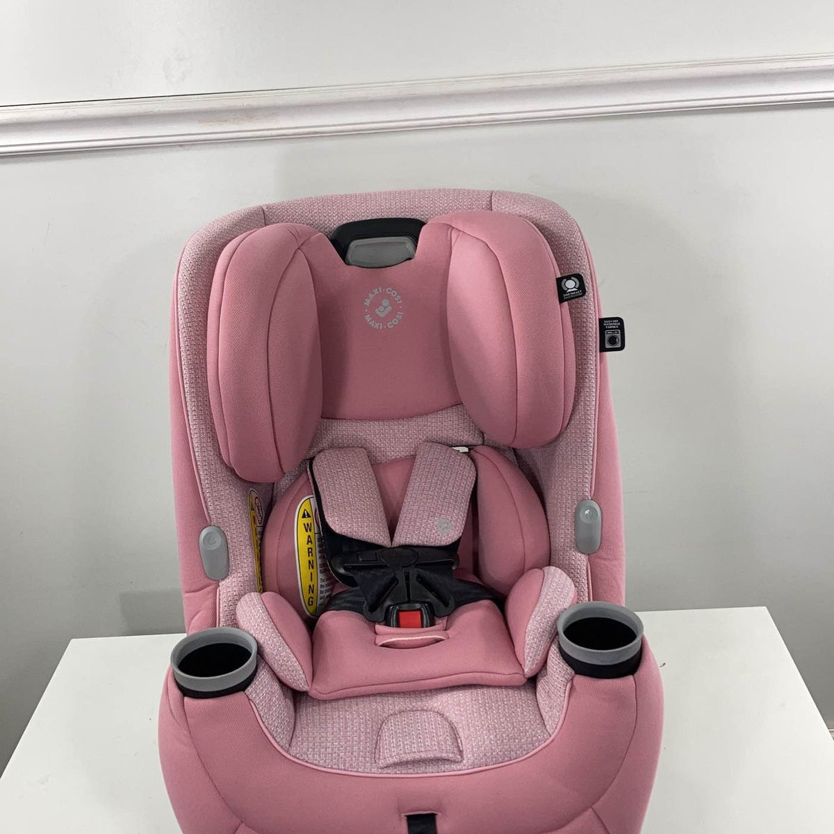Maxi-Cosi Pria Max All-in-One Convertible Car Seat, 2022, Rose Pink Sweater