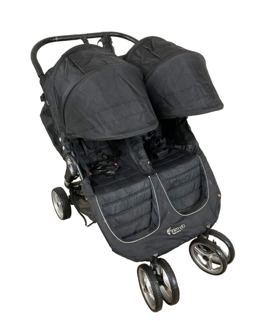 used Baby Jogger City Mini 2 Double Stroller, Jet, 2015