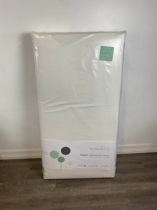 used Naturepedic Organic Lightweight Classic Crib 2-Stage Natural Mattress