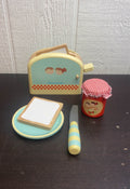 used Le Toy Van Toaster Breakfast Set