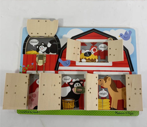 secondhand Melissa & Doug Latches Board