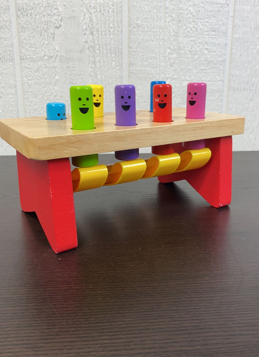 secondhand Melissa & Doug Deluxe Pounding Bench
