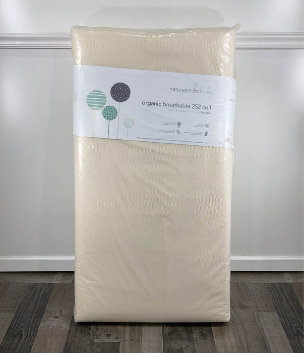 Shop Naturepedic Organic Breathable 252 Coil Baby & Toddler 2-Stage Mattress at GoodBuy Gear