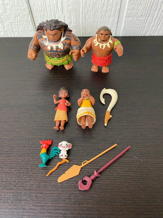 used Disney Moana Figure Set