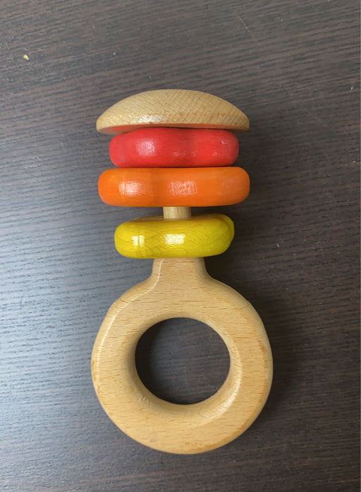 secondhand EverEarth Colored Shapes Rattle