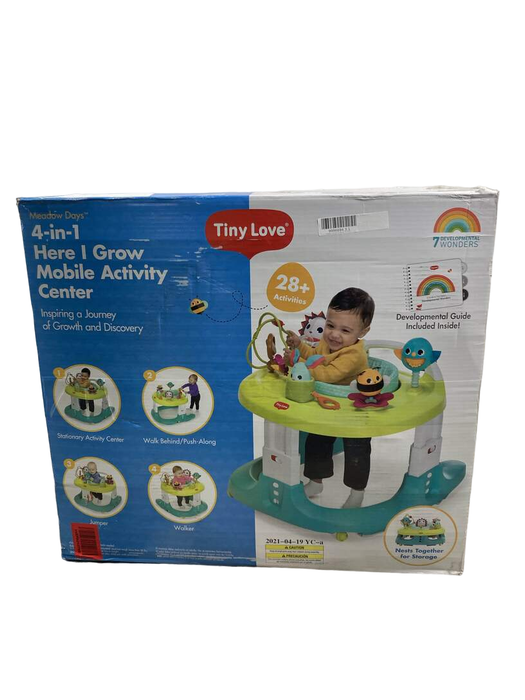 used Tiny Love Here I Grow 4-in-1 Baby Walker And Activity Center, Meadow Days