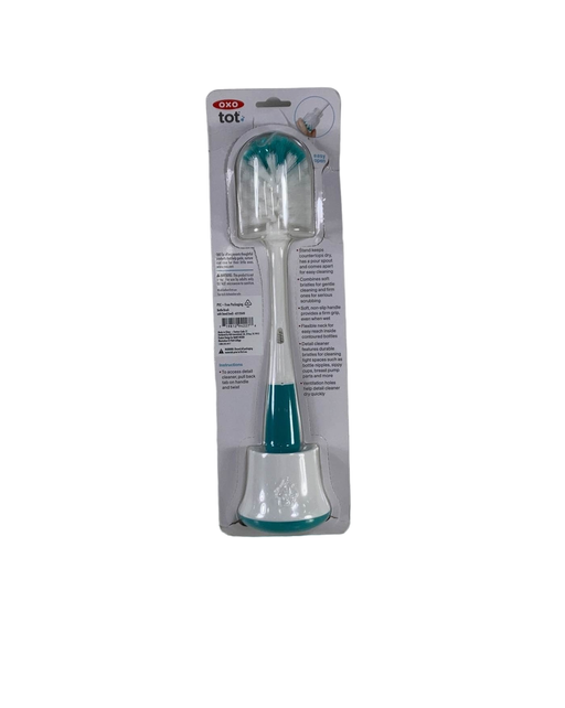 secondhand OXO Tot Bottle Brush with Stand, Teal