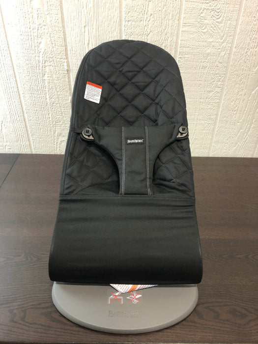 secondhand BabyBjorn Bouncer Bliss, Black Cotton