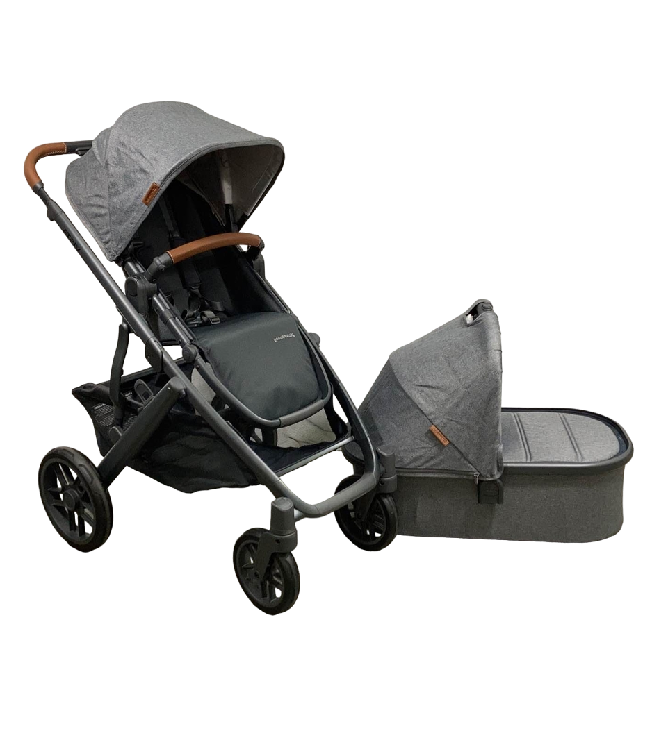 UPPAbaby VISTA V2 Stroller, 2022, Greyson (Charcoal Melange)