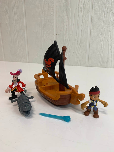 Fisher Price Disney Jake And The Neverland Pirates Hook's Battle Boat