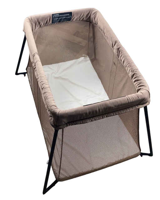 secondhand BabyBjorn Travel Crib Light, Light Brown