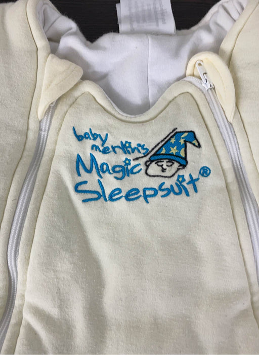 secondhand Baby Merlin's Magic Sleepsuit, Small 3-6 Months, Cotton, Yellow