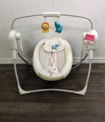 used Fisher Price Power Plus Space Saver Cradle ‘n Swing