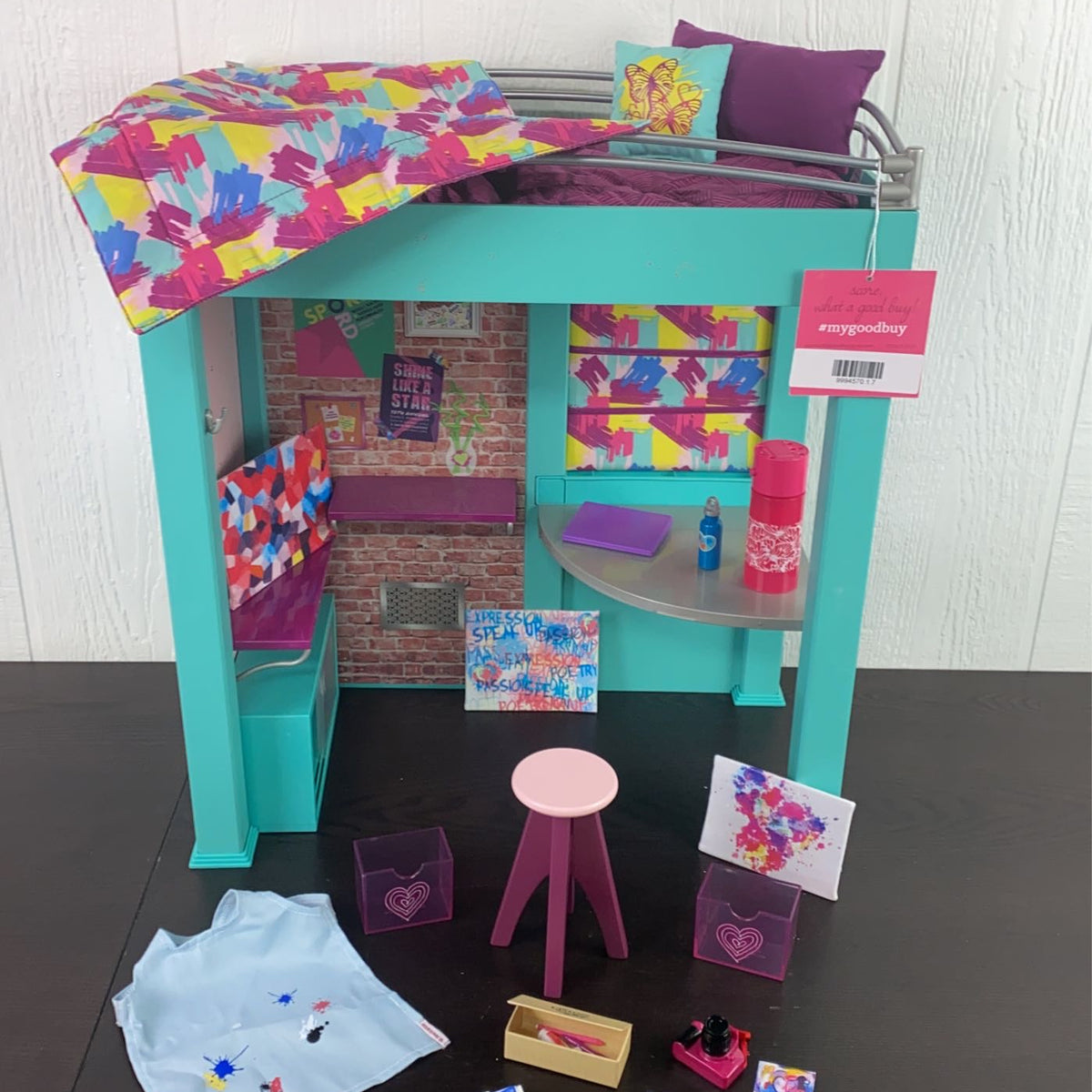 American Girl Gabriela Loft Bed Set