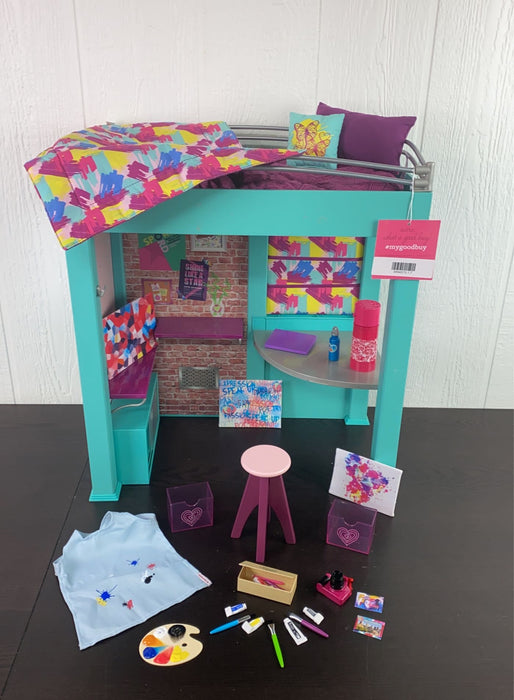 used American Girl Gabriela Loft Bed Set