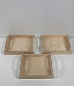 secondhand Monti Kids Montessori Wooden Trays