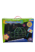 used Power Your Fun Fun Forts Glow Fort Building Kit, 81 Pieces